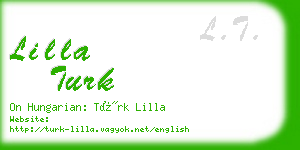 lilla turk business card